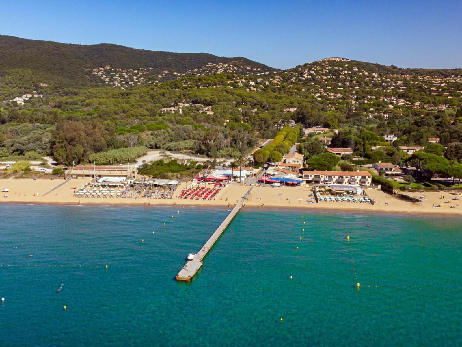 קבלייר-סור-מר Appartement Residence Santa Barbara Avec Piscine Et A 750M De La Plage מראה חיצוני תמונה